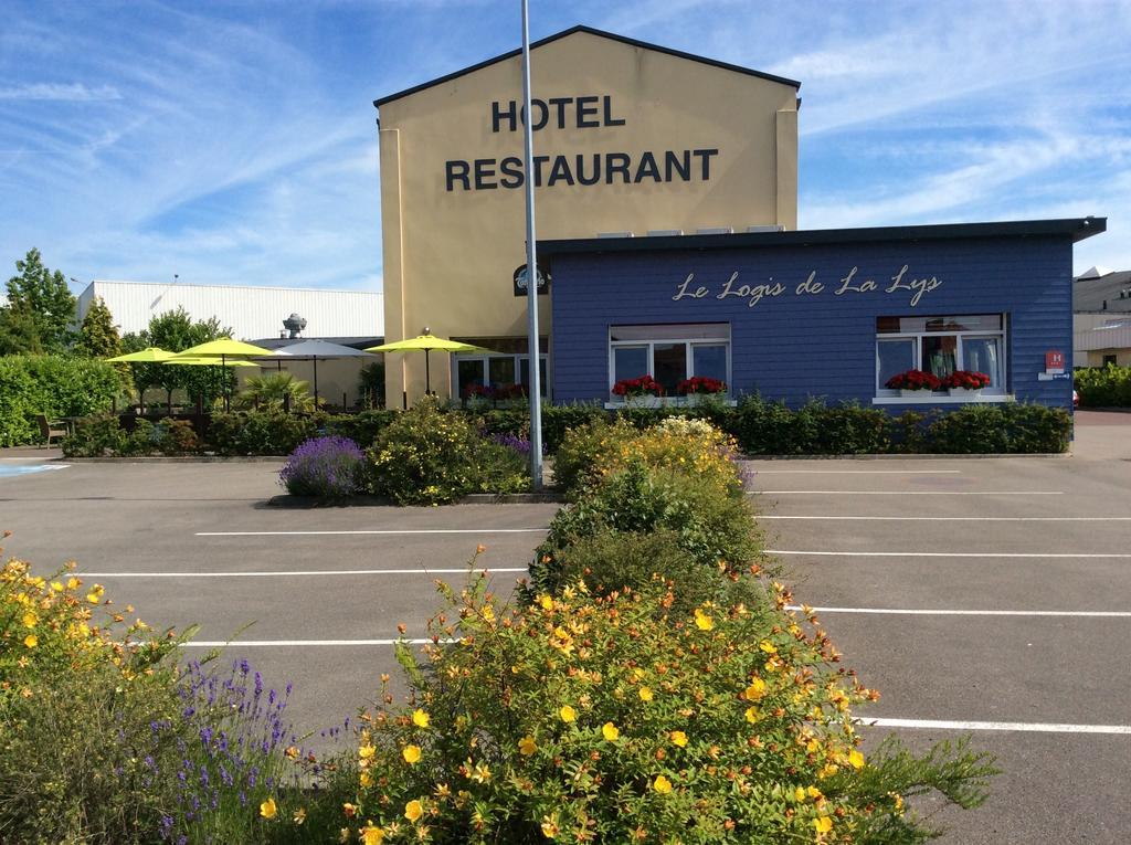 Hotel Le Logis De La Lys Aire-sur-la-Lys Exterior foto
