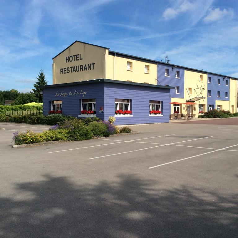 Hotel Le Logis De La Lys Aire-sur-la-Lys Exterior foto