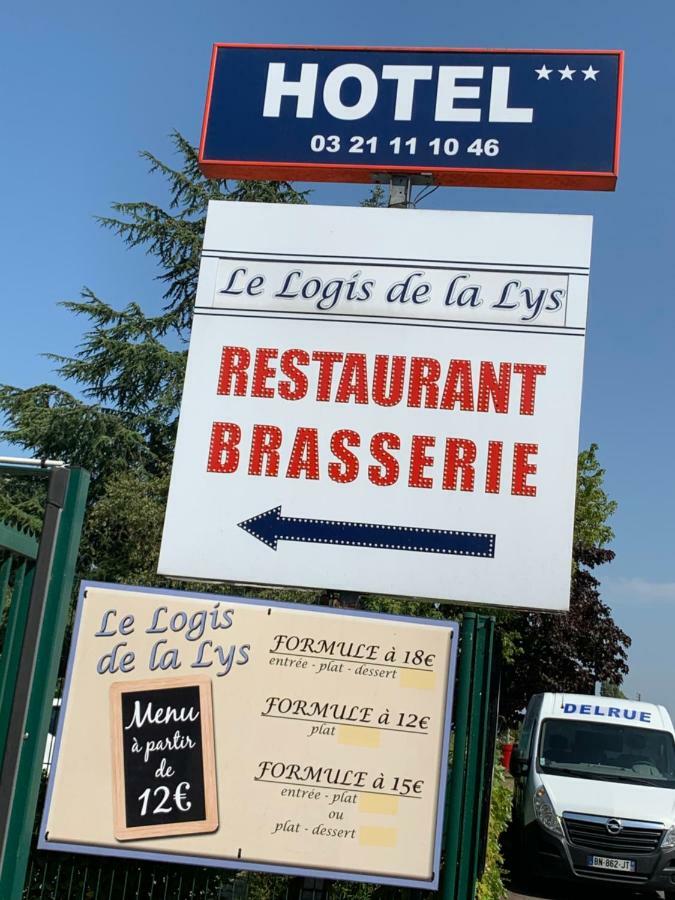Hotel Le Logis De La Lys Aire-sur-la-Lys Exterior foto